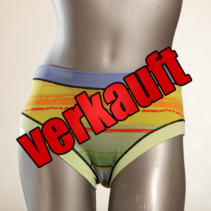  bequeme bunte GOTS-zertifizierte Panty - Slip - Unterhose aus Biobaumwolle für Damen