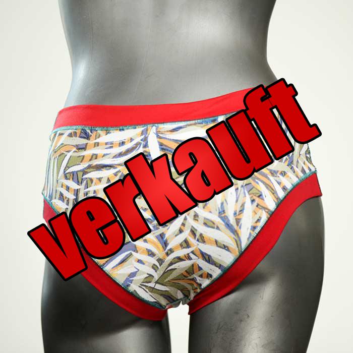attraktive gemusterte bunte farbige Panty aus Biobaumwolle, Unterwäsche für Damen