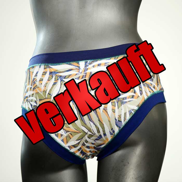 handgemachte preiswerte attraktive bunte Panty aus Biobaumwolle, Unterwäsche für Damen
