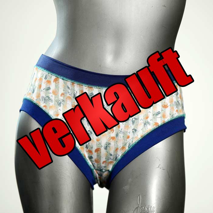 handgemachte preiswerte attraktive bunte Panty aus Biobaumwolle, Unterwäsche für Damen