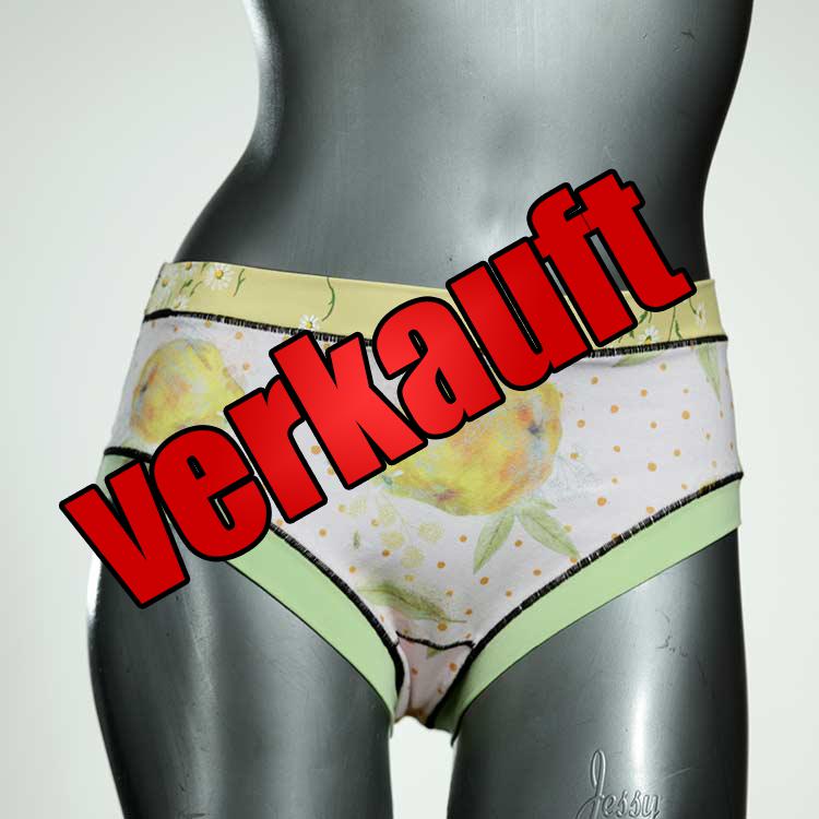 attraktive farbige gemusterte bunte Panty aus Biobaumwolle, Unterwäsche für Damen