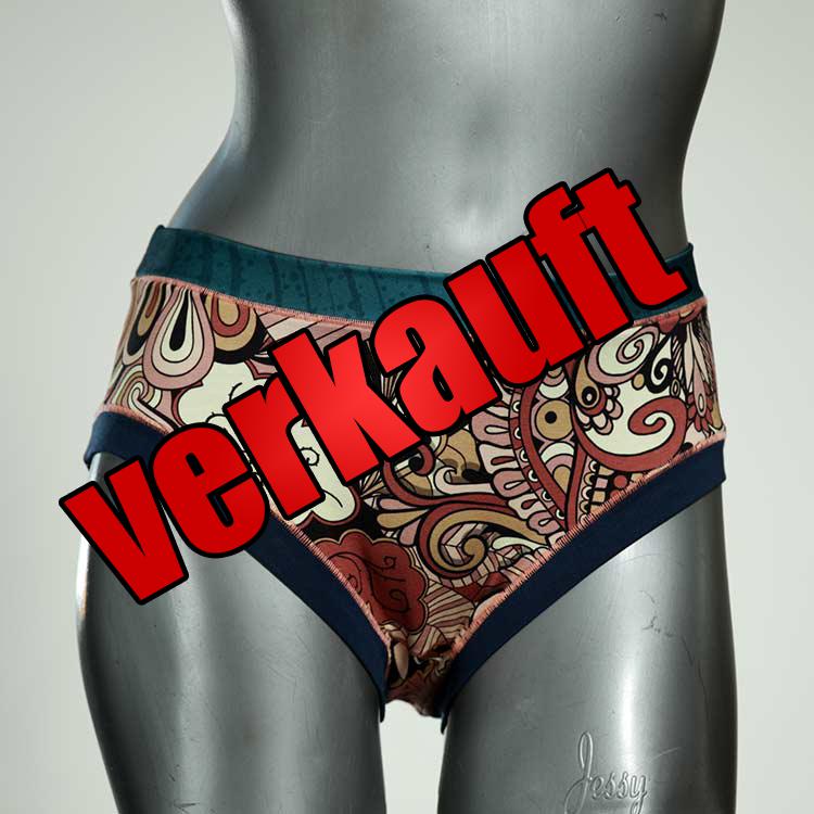 attraktive handgemachte gemusterte günstige Panty aus Biobaumwolle, Unterwäsche für Damen