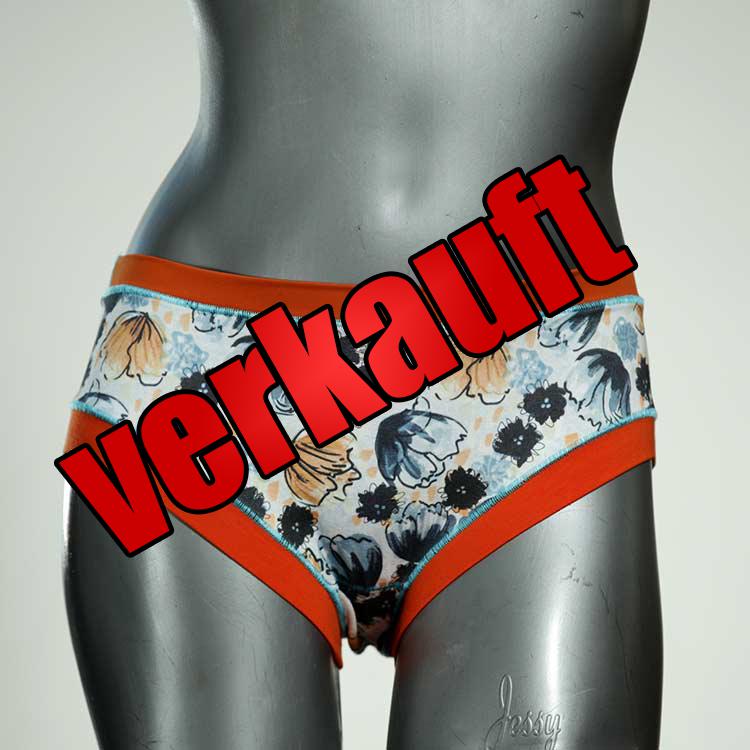 schöne farbige handgemachte gemusterte Panty aus Biobaumwolle, Unterwäsche für Damen