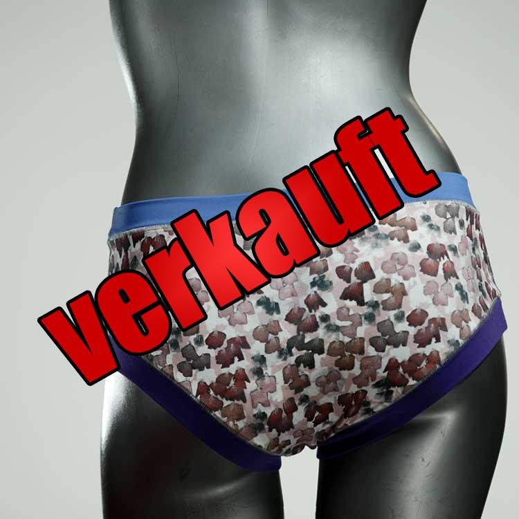 farbige gemusterte preiswerte handgemachte Panty aus Biobaumwolle, Unterwäsche für Damen