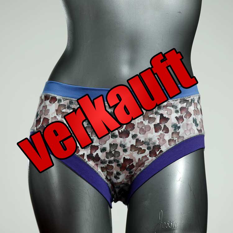farbige gemusterte preiswerte handgemachte Panty aus Biobaumwolle, Unterwäsche für Damen