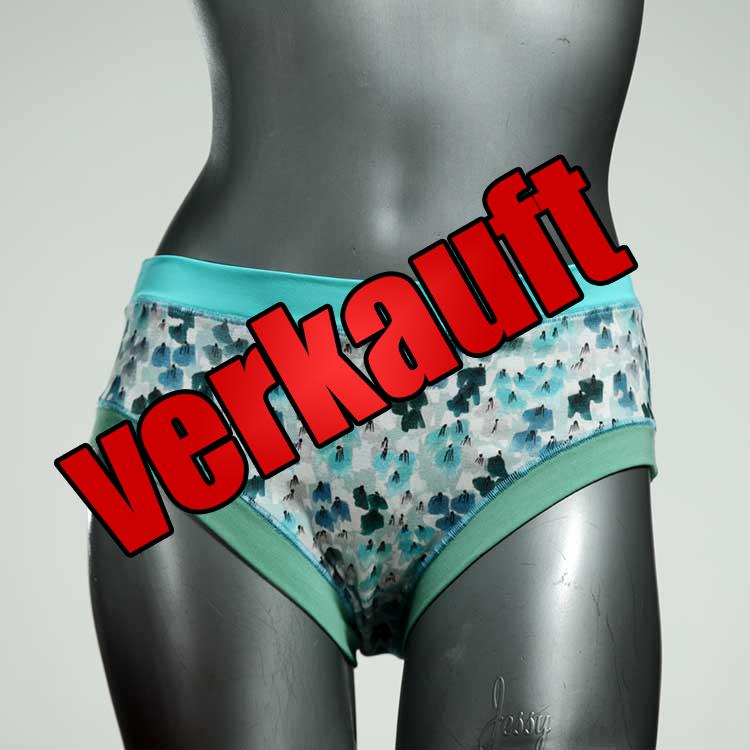 bunte ökologische nachhaltige handgemachte Panty aus Biobaumwolle, Unterwäsche für Damen