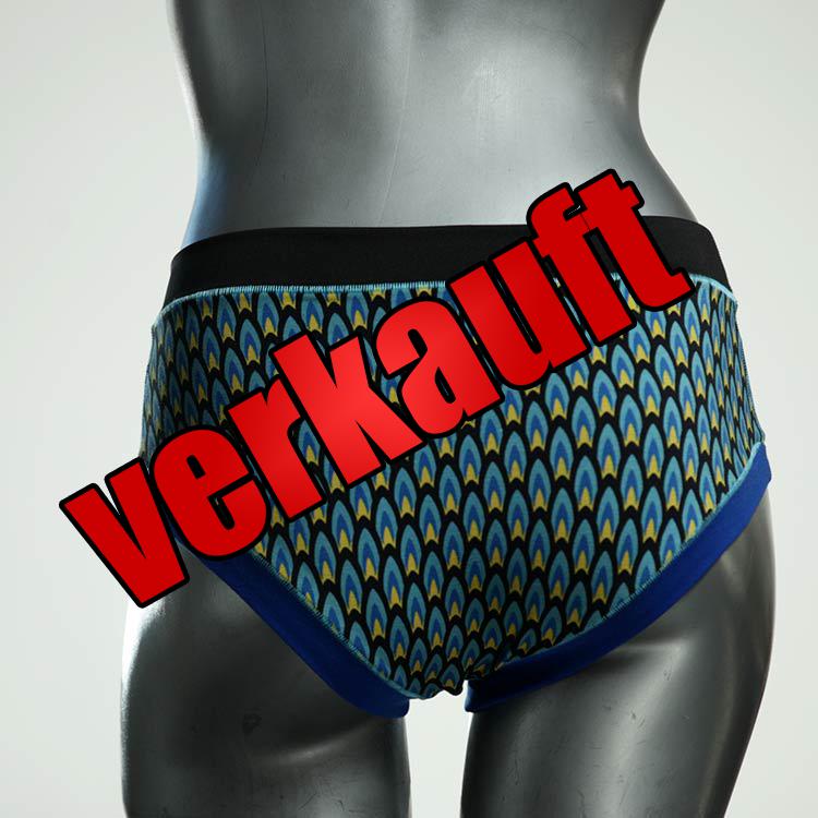 handgemachte sexy farbige bunte Panty aus Biobaumwolle, Unterwäsche für Damen