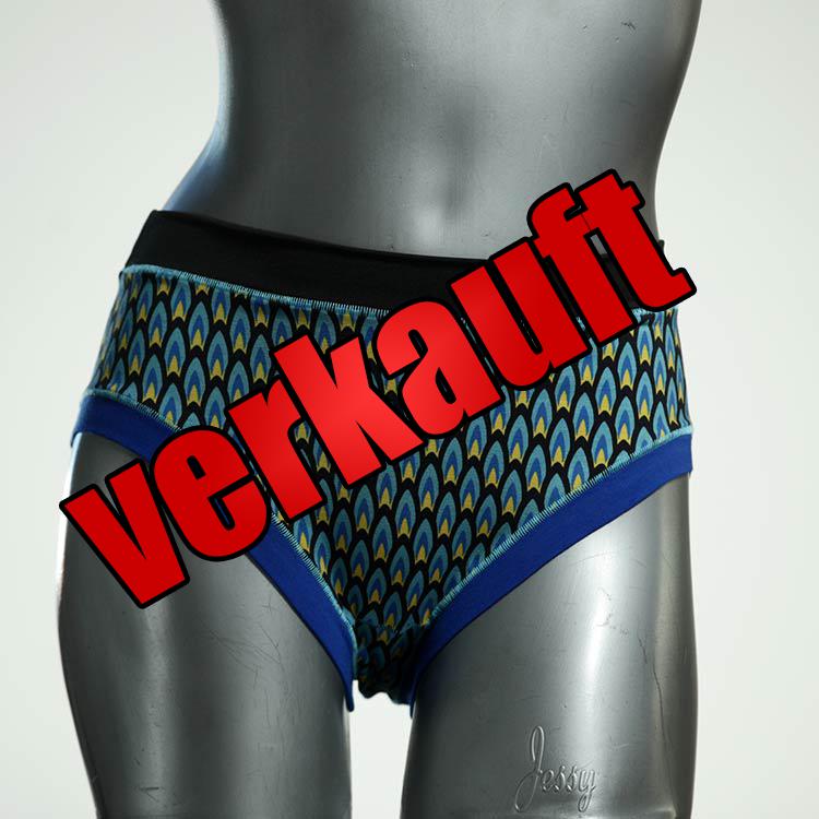 handgemachte sexy farbige bunte Panty aus Biobaumwolle, Unterwäsche für Damen