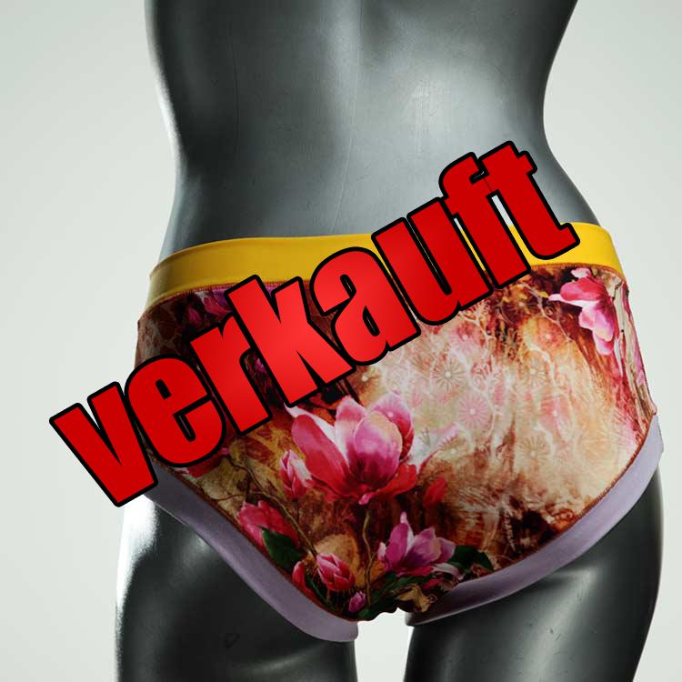 sexy handgemachte nachhaltige bunte Panty aus Biobaumwolle, Unterwäsche für Damen