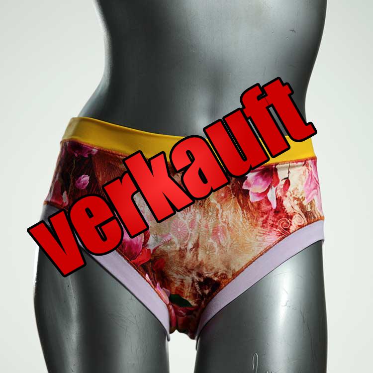 sexy handgemachte nachhaltige bunte Panty aus Biobaumwolle, Unterwäsche für Damen