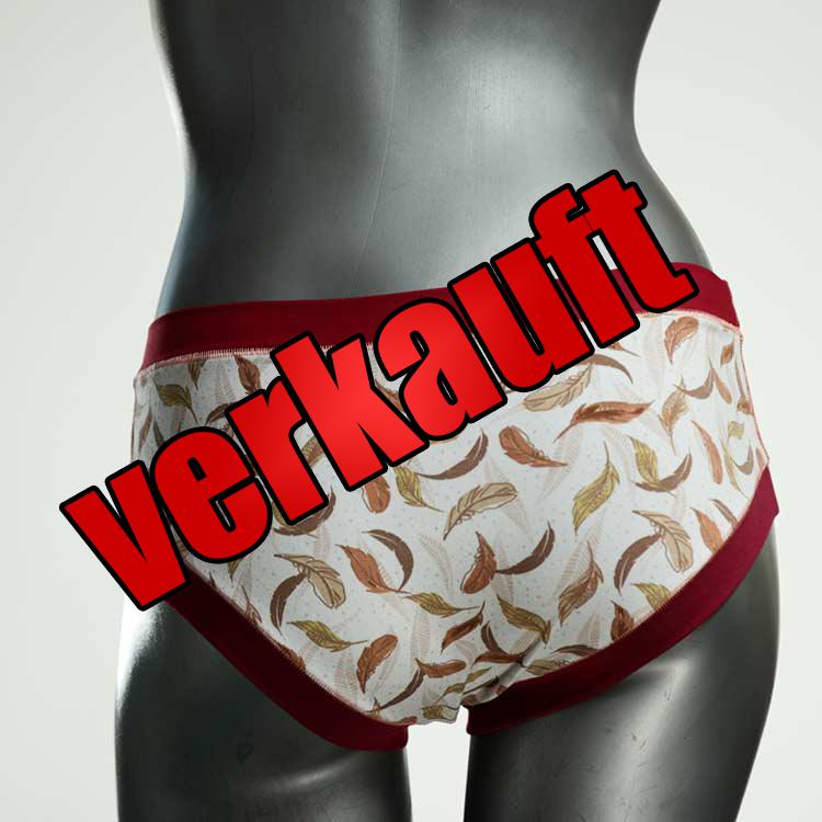 farbige nachhaltige gemusterte sexy Panty aus Biobaumwolle, Unterwäsche für Damen