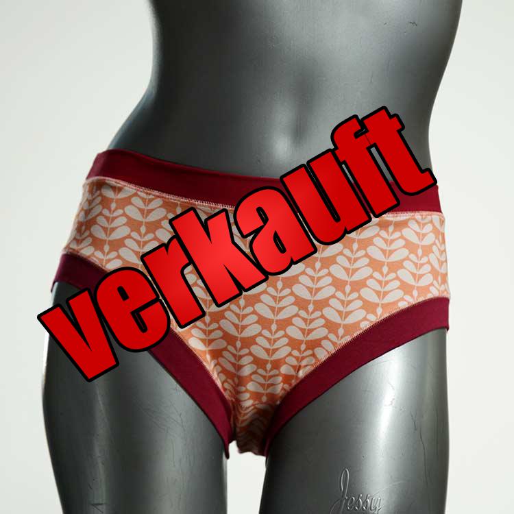 farbige nachhaltige gemusterte sexy Panty aus Biobaumwolle, Unterwäsche für Damen