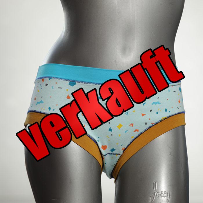  bunte GOTS-zertifizierte reizende Panty - Slip - Unterhose aus Biobaumwolle für Damen