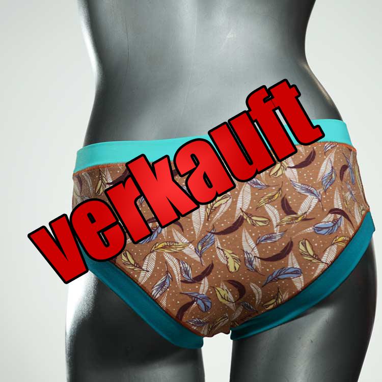 sexy farbige bunte bequeme Panty aus Biobaumwolle, Unterwäsche für Damen
