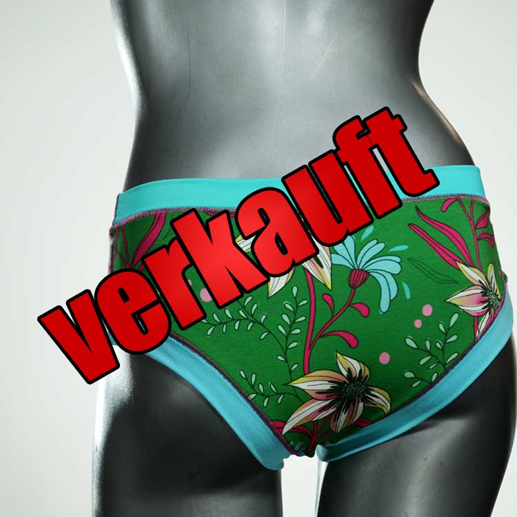 schöne sexy bunte gemusterte Panty aus Biobaumwolle, Unterwäsche für Damen