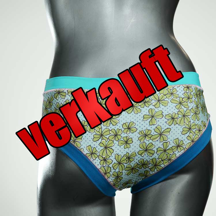 gemusterte bunte bequeme attraktive Panty aus Biobaumwolle, Unterwäsche für Damen