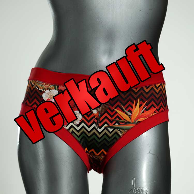 bunte handgemachte farbige attraktive Panty aus Biobaumwolle, Unterwäsche für Damen