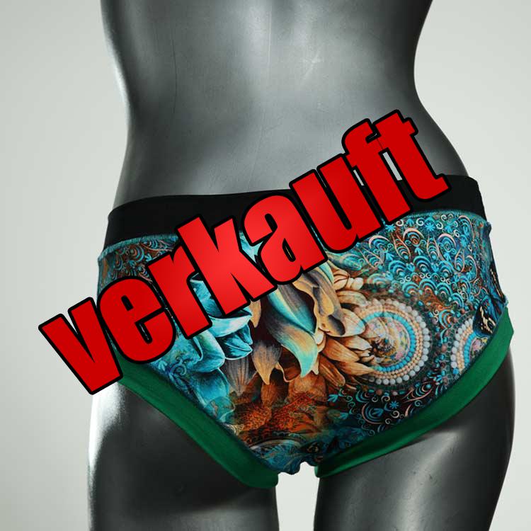 farbige günstige gemusterte schöne Panty aus Biobaumwolle, Unterwäsche für Damen