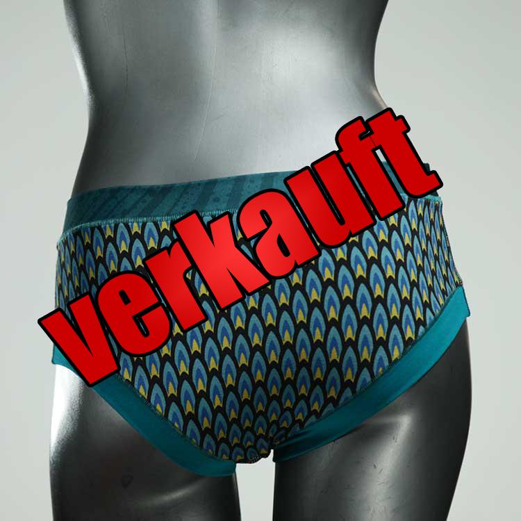 nachhaltige gemusterte farbige sexy Panty aus Biobaumwolle, Unterwäsche für Damen