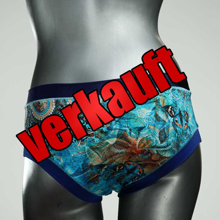 gemusterte handgemachte schöne nachhaltige Panty aus Biobaumwolle, Unterwäsche für Damen
