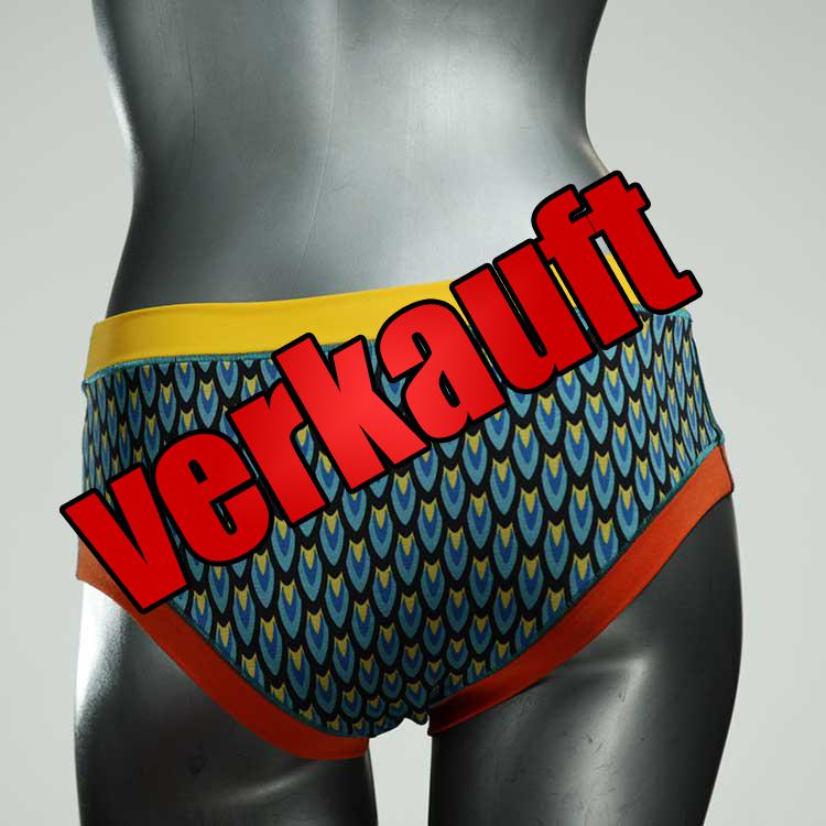 sexy ökologische handgemachte bunte Panty aus Biobaumwolle, Unterwäsche für Damen