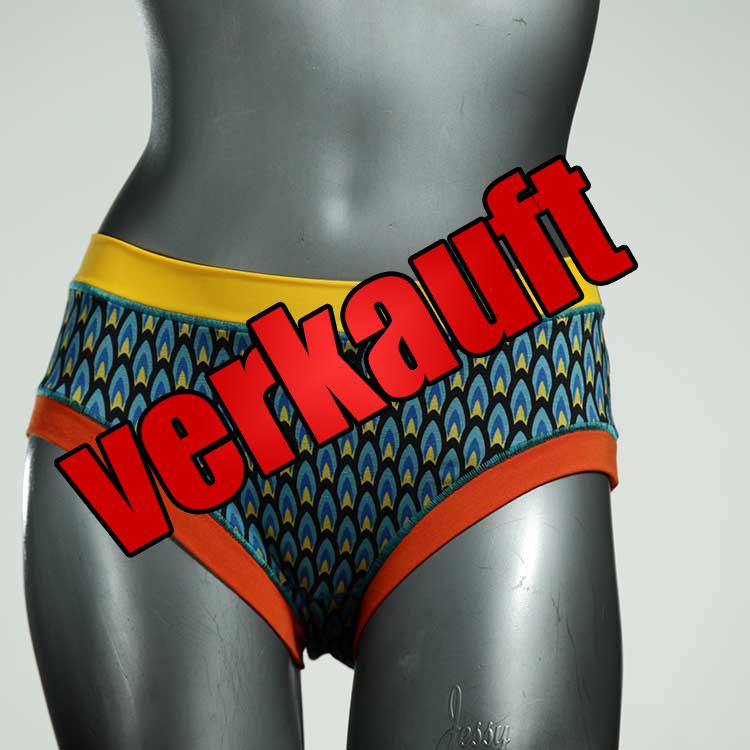 sexy ökologische handgemachte bunte Panty aus Biobaumwolle, Unterwäsche für Damen