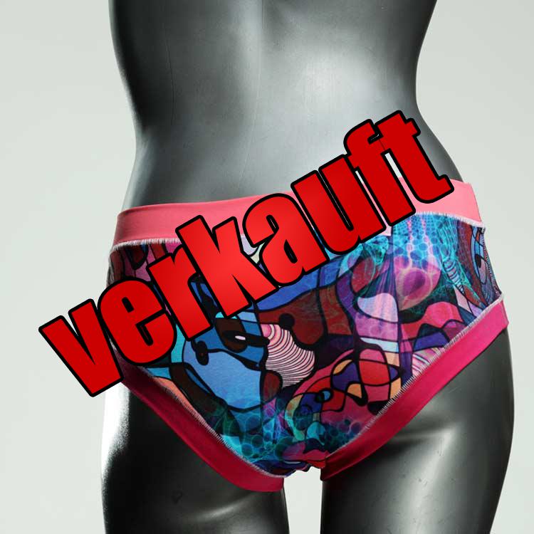 bunte günstige gemusterte attraktive Panty aus Biobaumwolle, Unterwäsche für Damen