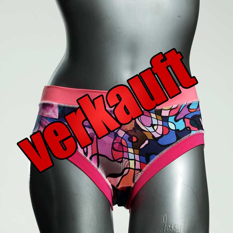 bunte günstige gemusterte attraktive Panty aus Biobaumwolle, Unterwäsche für Damen