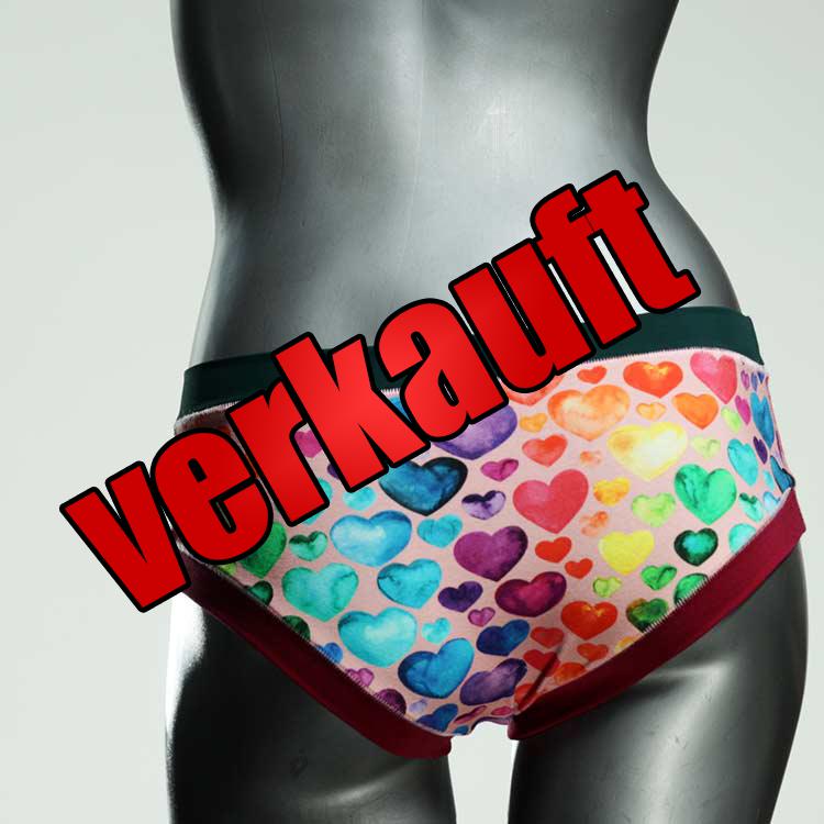 preiswerte bequeme gemusterte farbige Panty aus Biobaumwolle, Unterwäsche für Damen