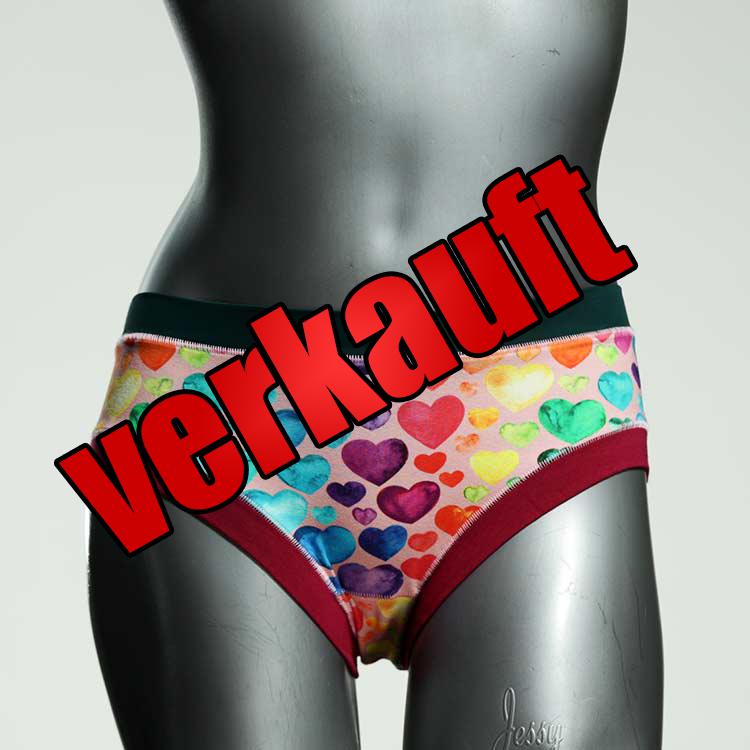 preiswerte bequeme gemusterte farbige Panty aus Biobaumwolle, Unterwäsche für Damen