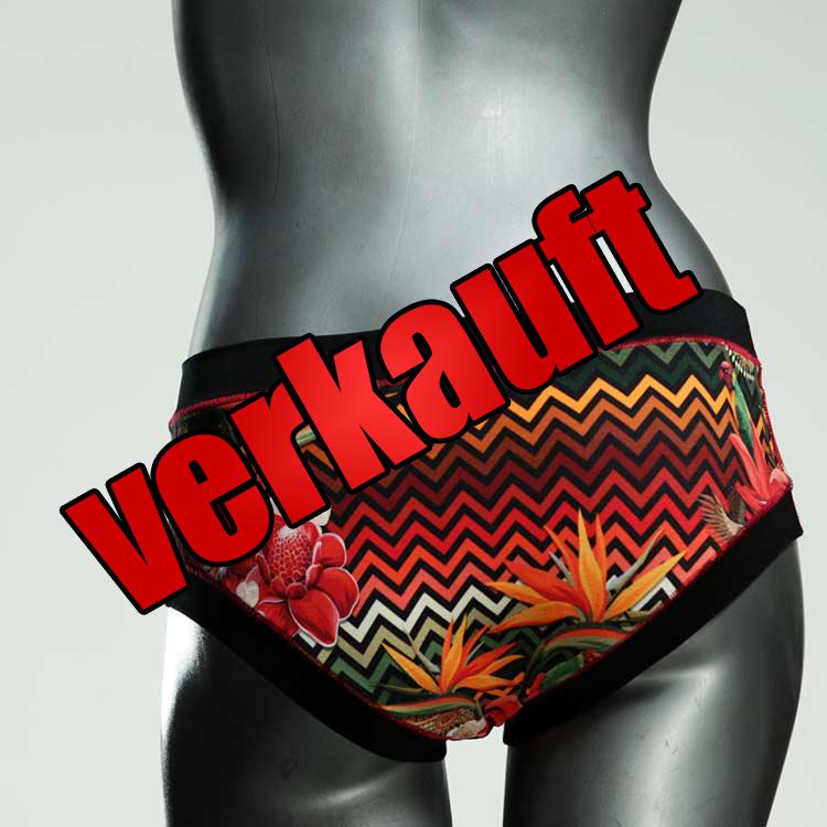 ökologische farbige schöne gemusterte Panty aus Biobaumwolle, Unterwäsche für Damen