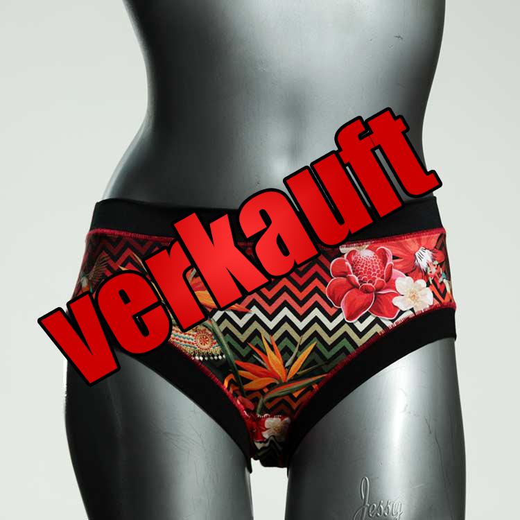 ökologische farbige schöne gemusterte Panty aus Biobaumwolle, Unterwäsche für Damen