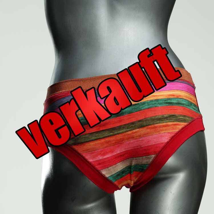attraktive sexy gemusterte farbige Panty aus Biobaumwolle, Unterwäsche für Damen