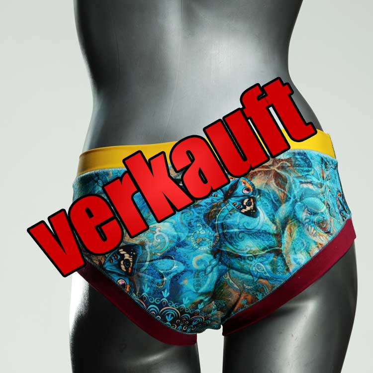 ökologische handgemachte bunte günstige Panty aus Biobaumwolle, Unterwäsche für Damen