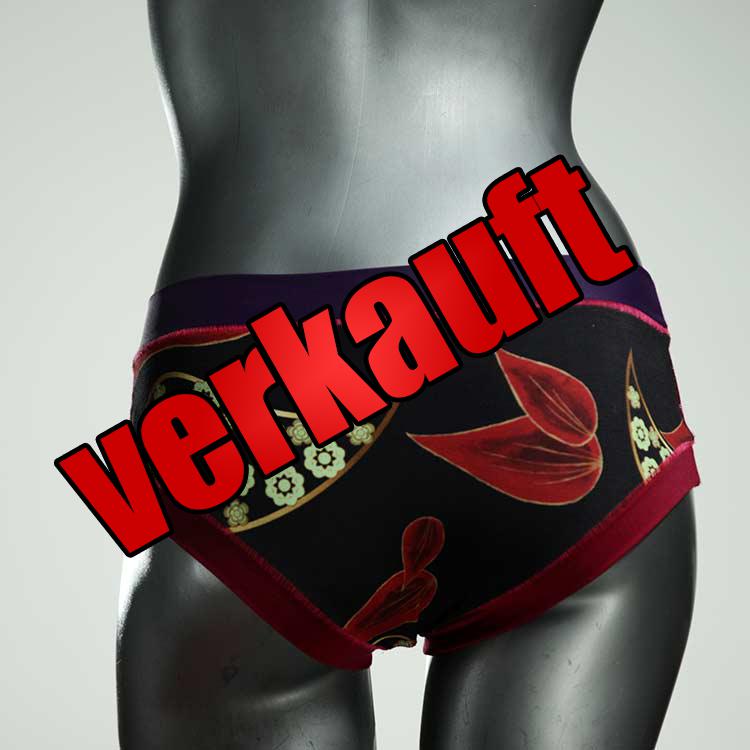 sexy nachhaltige attraktive bunte Panty aus Biobaumwolle, Unterwäsche für Damen