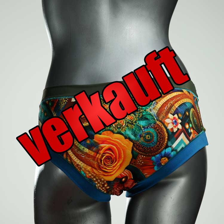 farbige nachhaltige bunte attraktive Panty aus Biobaumwolle, Unterwäsche für Damen