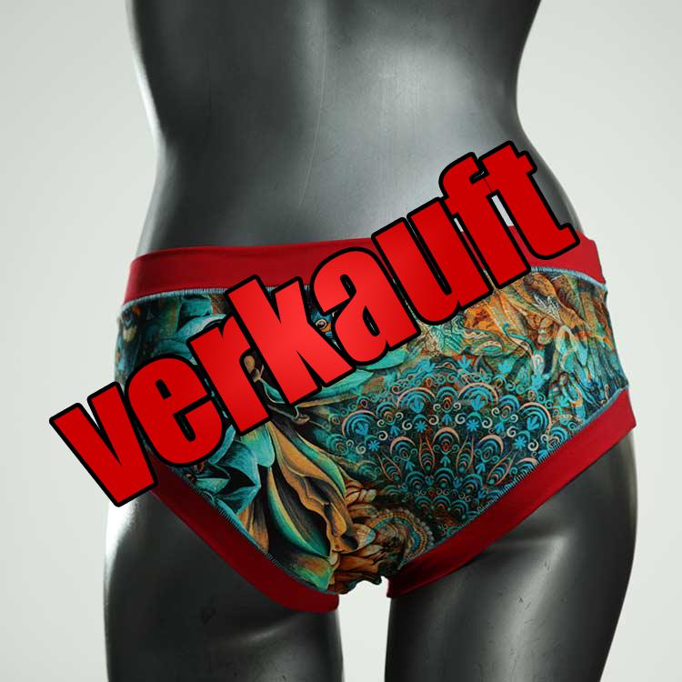 bunte ökologische sexy nachhaltige Panty aus Biobaumwolle, Unterwäsche für Damen