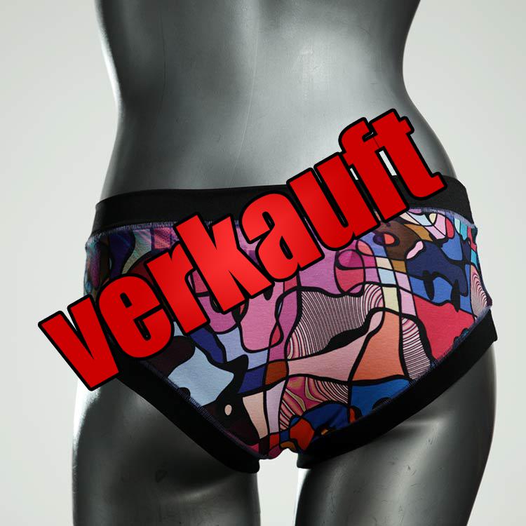 attraktive farbige bunte handgemachte Panty aus Biobaumwolle, Unterwäsche für Damen