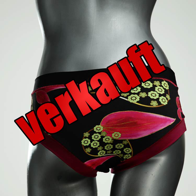 gemusterte farbige ökologische attraktive Panty aus Biobaumwolle, Unterwäsche für Damen