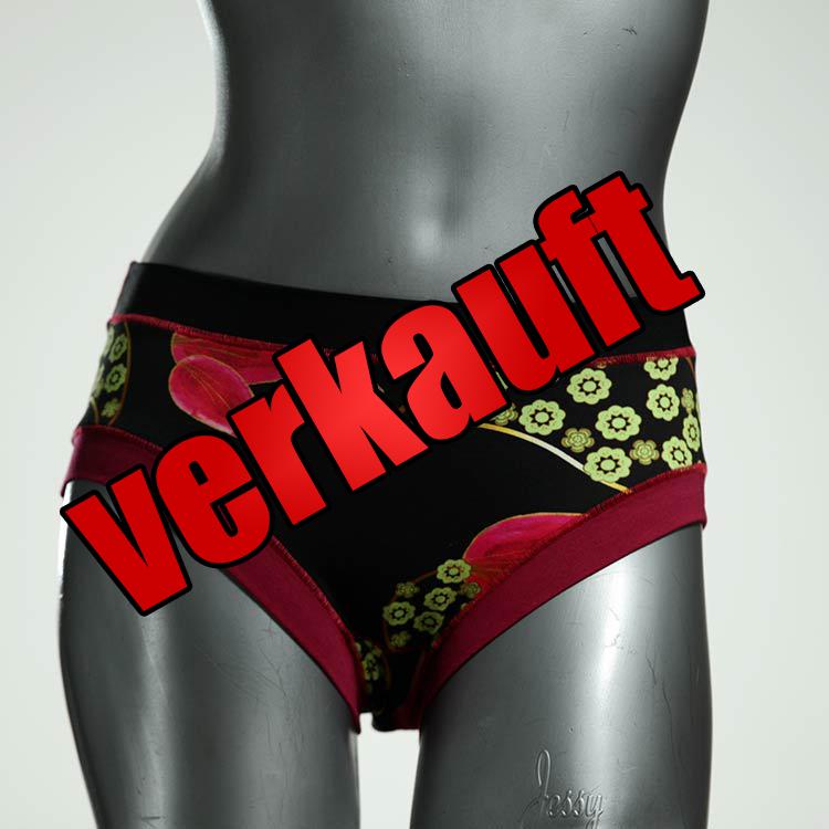 gemusterte farbige ökologische attraktive Panty aus Biobaumwolle, Unterwäsche für Damen