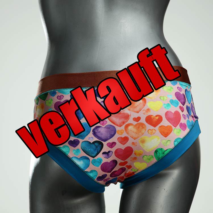 schöne farbige gemusterte süße Panty aus Biobaumwolle, Unterwäsche für Damen