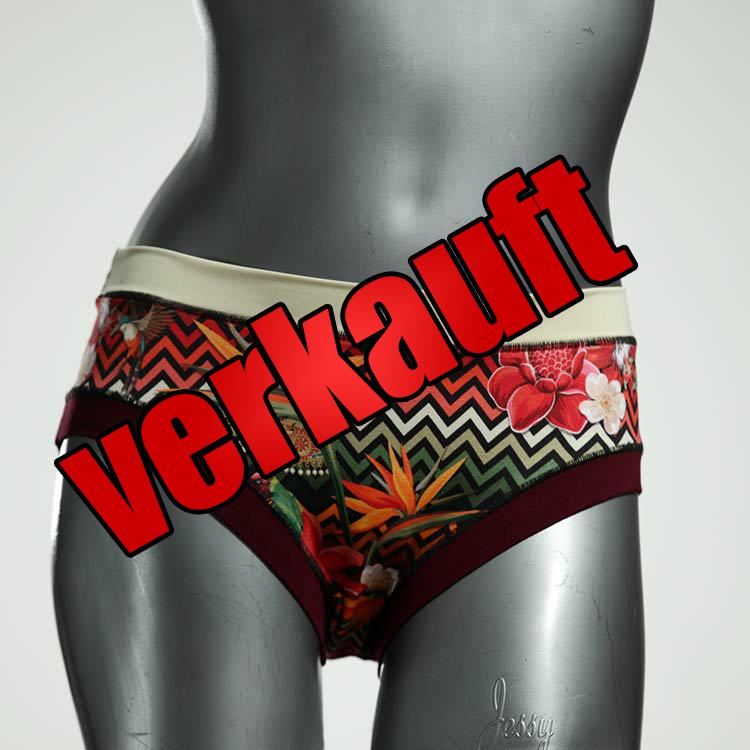 süße farbige gemusterte bunte Panty aus Biobaumwolle, Unterwäsche für Damen