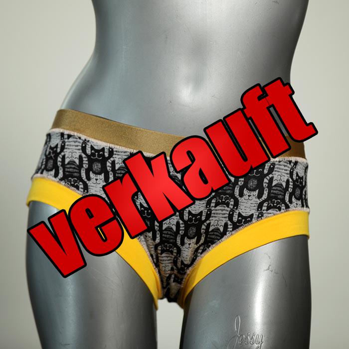 gemusterte süße handgemachte farbige Panty aus Biobaumwolle, Unterwäsche für Damen