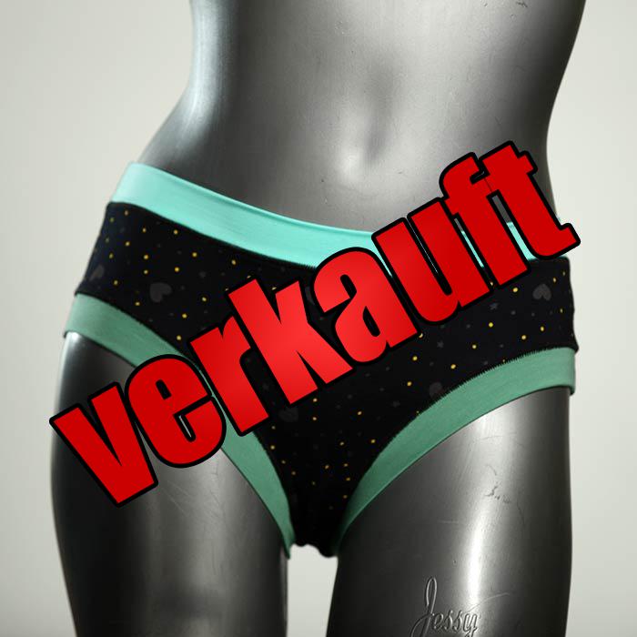 attraktive farbige handgemachte gemusterte Panty aus Biobaumwolle, Unterwäsche für Damen