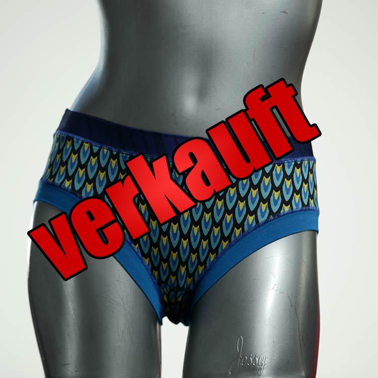 farbige sexy gemusterte nachhaltige Panty aus Biobaumwolle, Unterwäsche für Damen