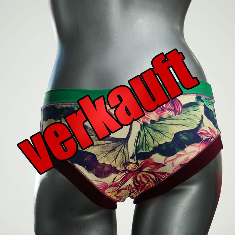 bunte schöne handgemachte ökologische Panty aus Biobaumwolle, Unterwäsche für Damen