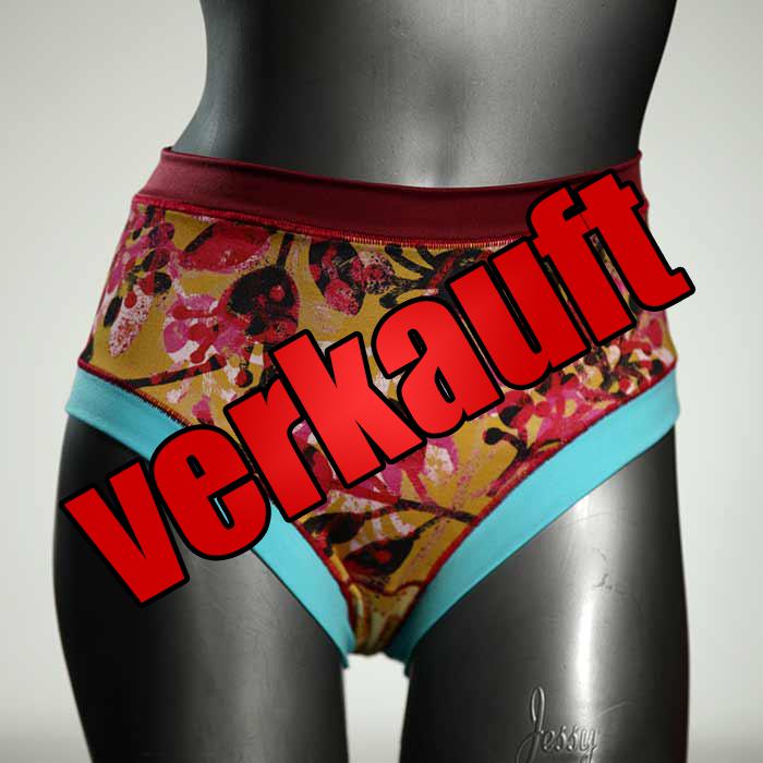gemusterte preiswerte bunte bequeme Panty aus Biobaumwolle, Unterwäsche für Damen