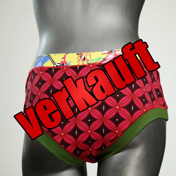 günstige gemusterte handgemachte attraktive Panty aus Biobaumwolle, Unterwäsche für Damen