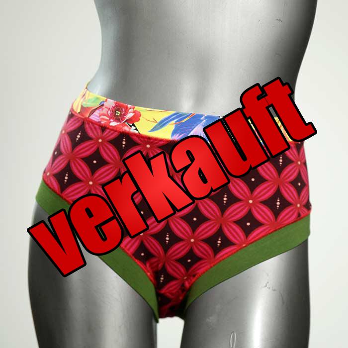 günstige gemusterte handgemachte attraktive Panty aus Biobaumwolle, Unterwäsche für Damen