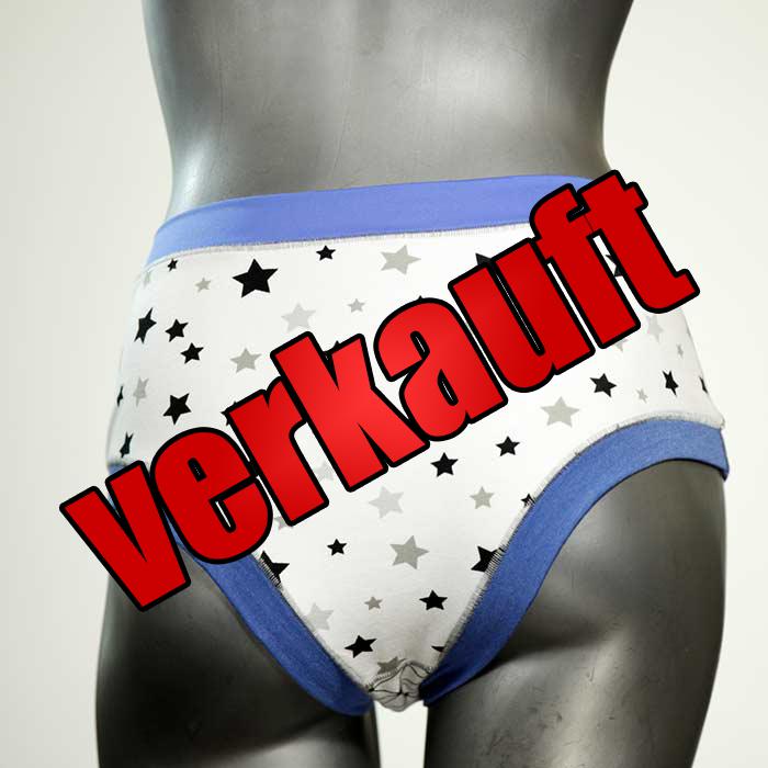 handgemachte attraktive bunte gemusterte Panty aus Biobaumwolle, Unterwäsche für Damen